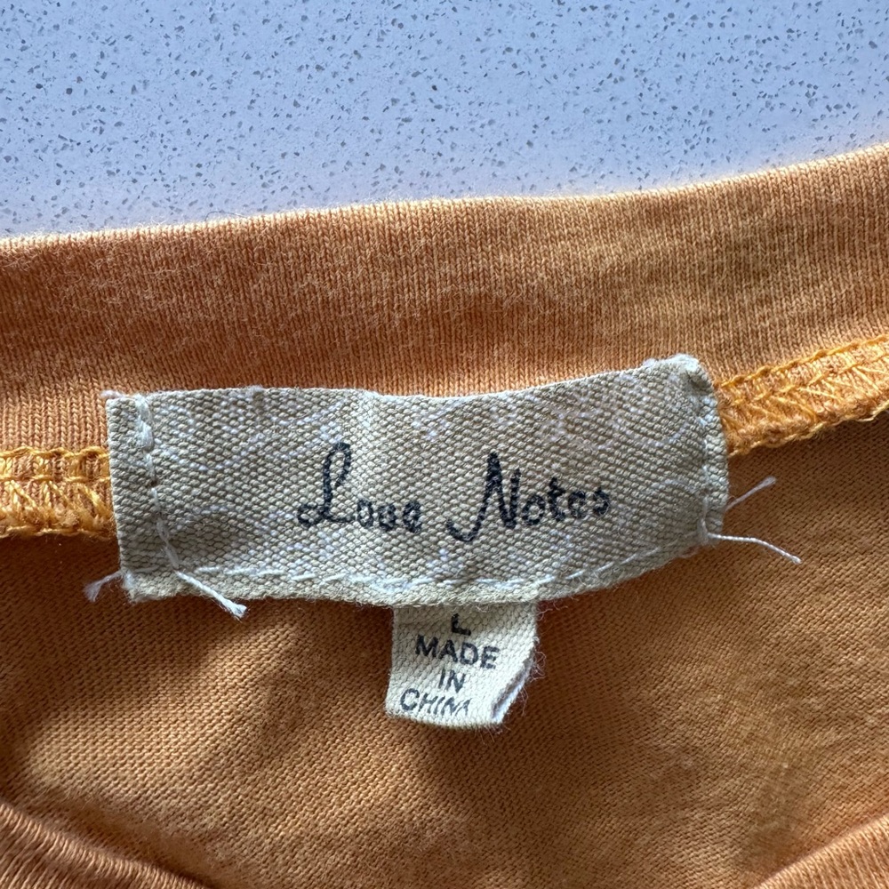 Love Notes Ruffle Sleeve Top - Tan - Picture 2 of 6